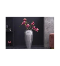 Wazon ORIENT 50 cm srebrny*Invicta Interior Outlet