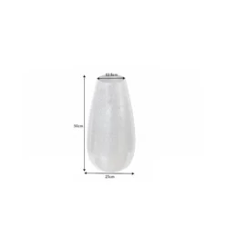 Wazon ORIENT 25 cm srebrny*Invicta Interior Clearance