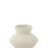 Wazon Paper Mache 45 cm  biały*J-Line Clearance