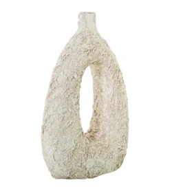 Wazon RATASIC 44 cm ceramika biały*Exclusivas Outlet