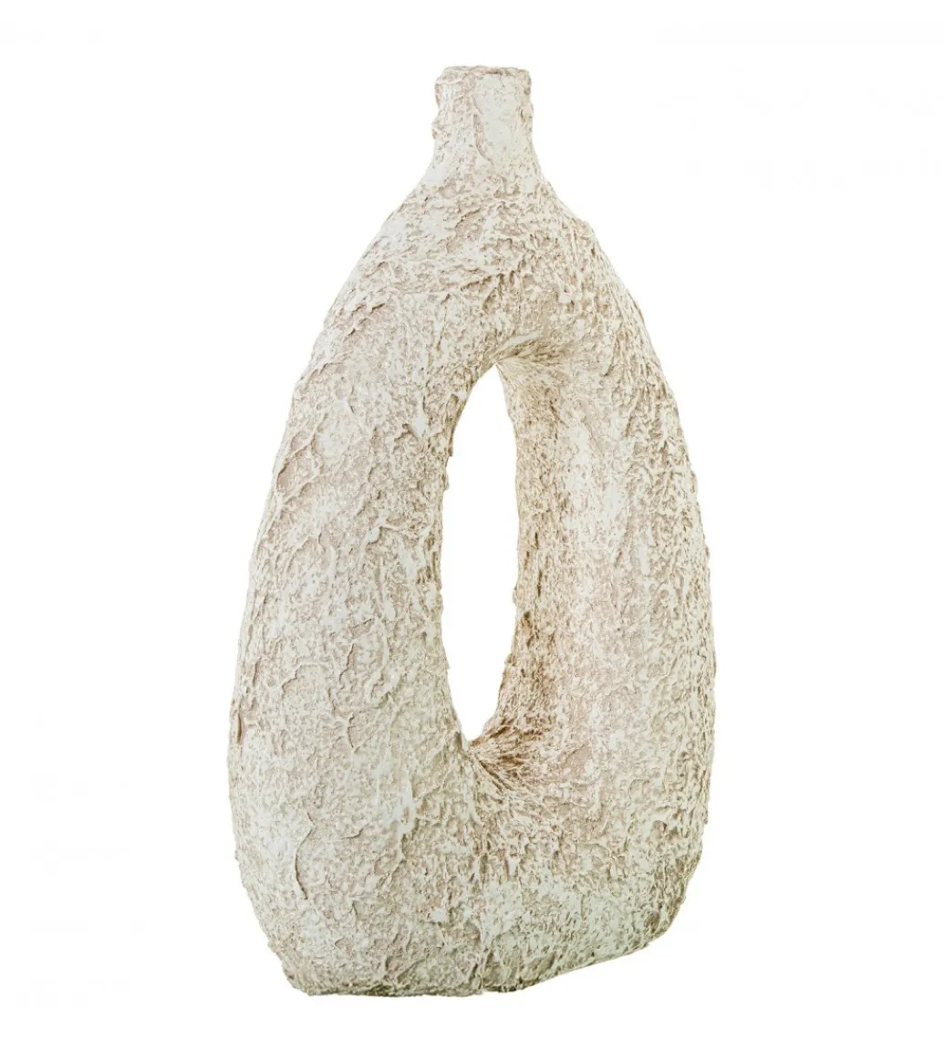 Wazon RATASIC 44 cm ceramika biały*Exclusivas Outlet