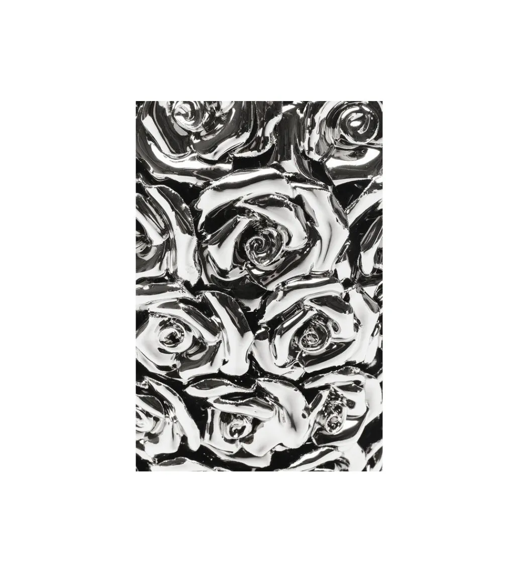 Wazon ROSE MULTI 36 cm chromowany*KDesign