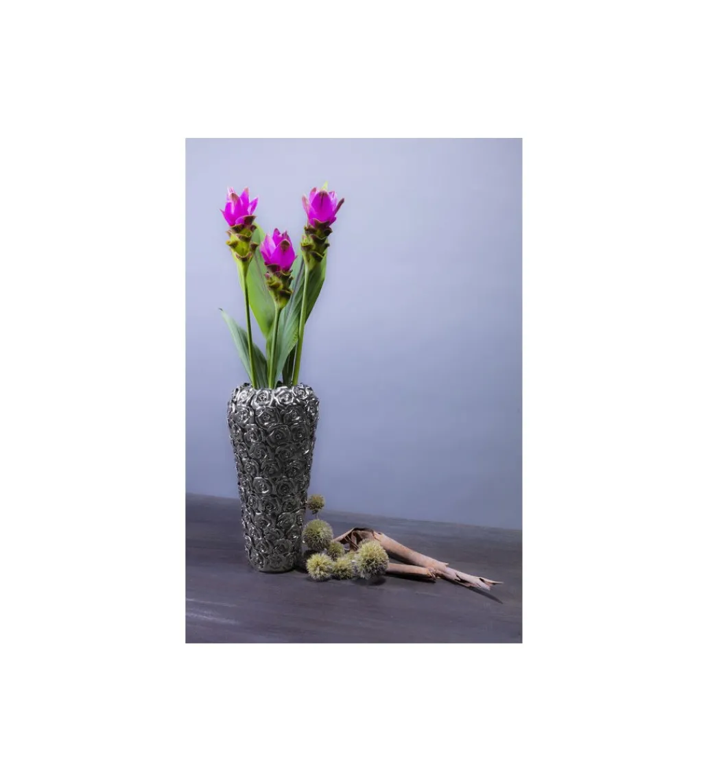 Wazon ROSE MULTI 36 cm chromowany*KDesign