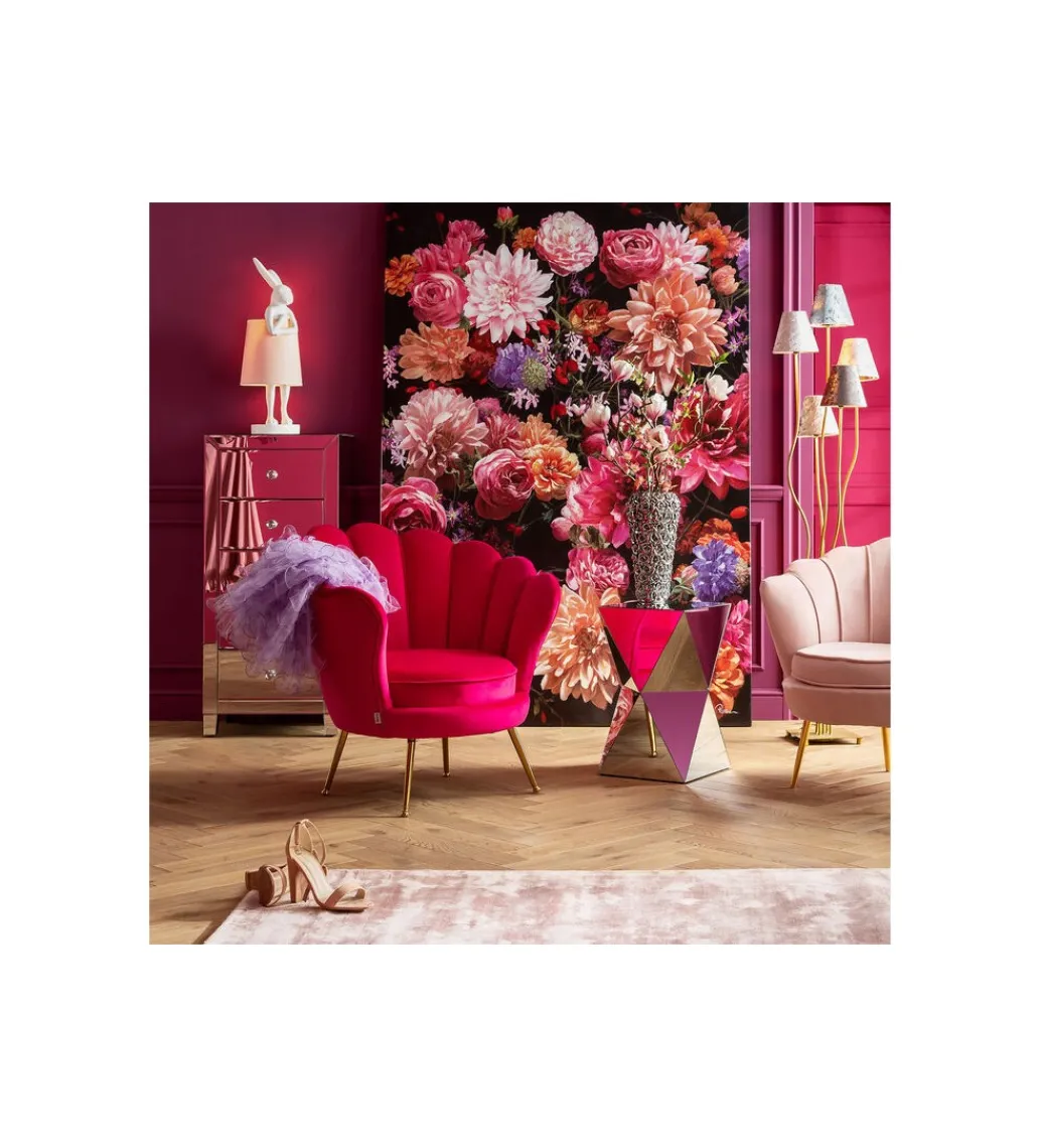 Wazon ROSE MULTI 36 cm chromowany*KDesign