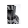Wazon Roulette 24 cm czarno biały*KDesign Discount