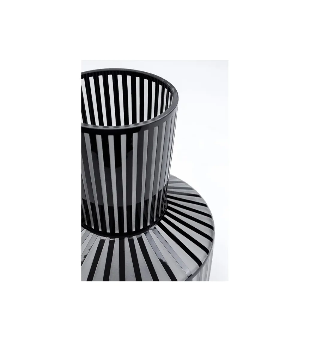 Wazon Roulette 24 cm czarno biały*KDesign Discount