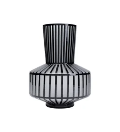 Wazon Roulette 24 cm czarno biały*KDesign Discount