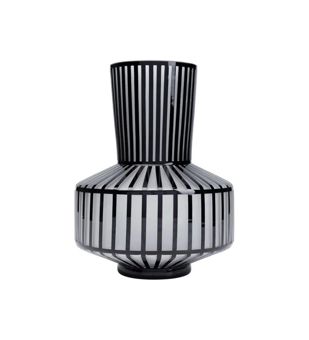Wazon Roulette 24 cm czarno biały*KDesign Discount