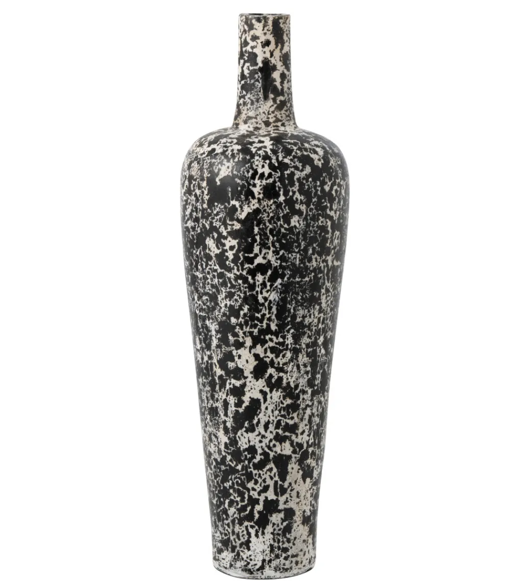 Wazon RUBYNO 100 cm czarno biały*J-Line