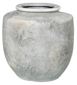 Wazon RUSTIC 17 cm ceramika szary*Exclusivas