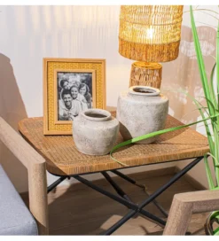 Wazon RUSTIC 20 cm ceramika szary*Exclusivas Best