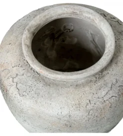 Wazon RUSTIC 20 cm ceramika szary*Exclusivas Best