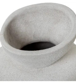 Wazon SARVADO 36 cm piaskowy biały*Exclusivas Hot