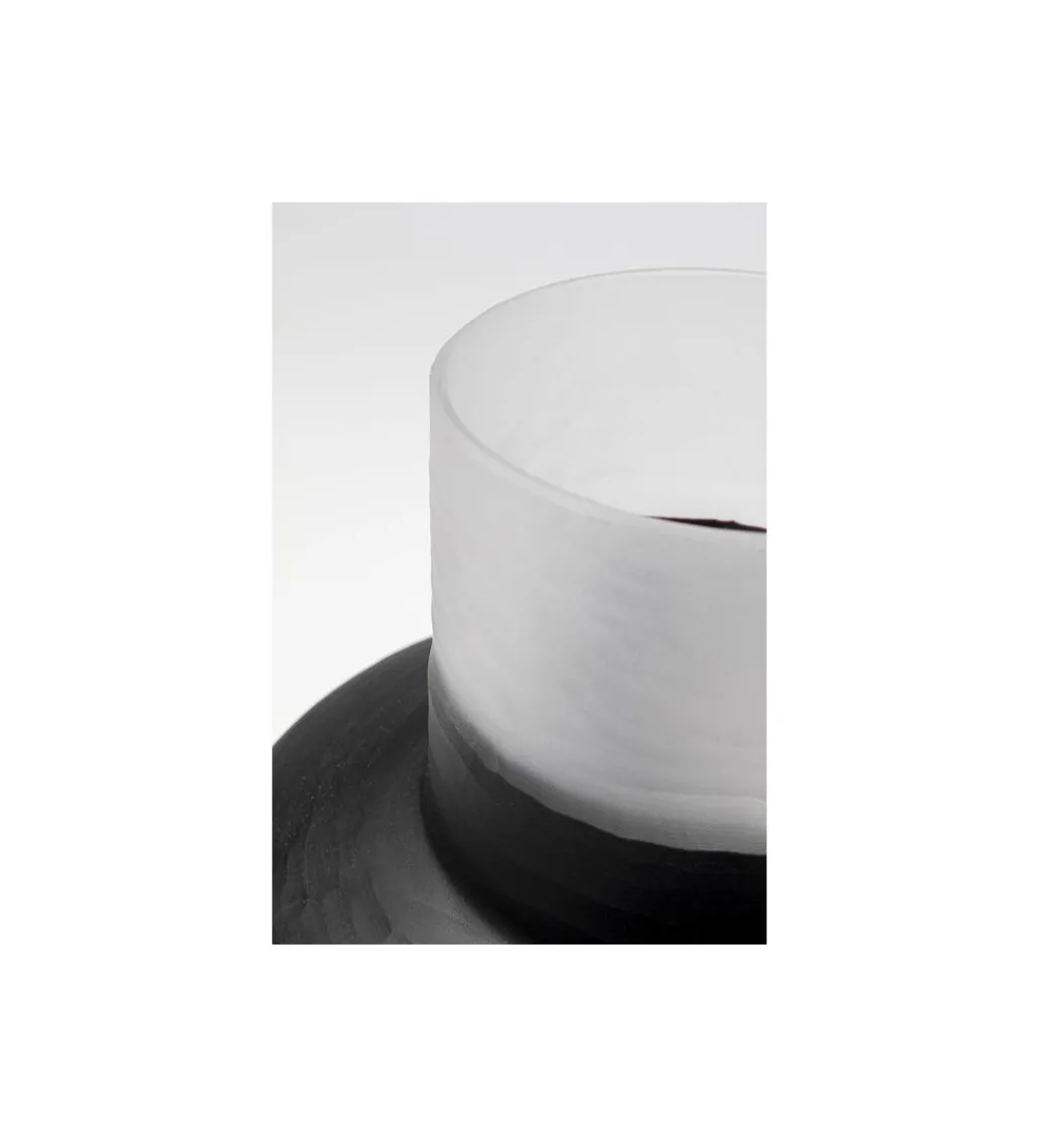 Wazon Shadow 34 cm czarno biały*KDesign Outlet