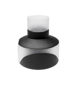 Wazon Shadow 34 cm czarno biały*KDesign Outlet