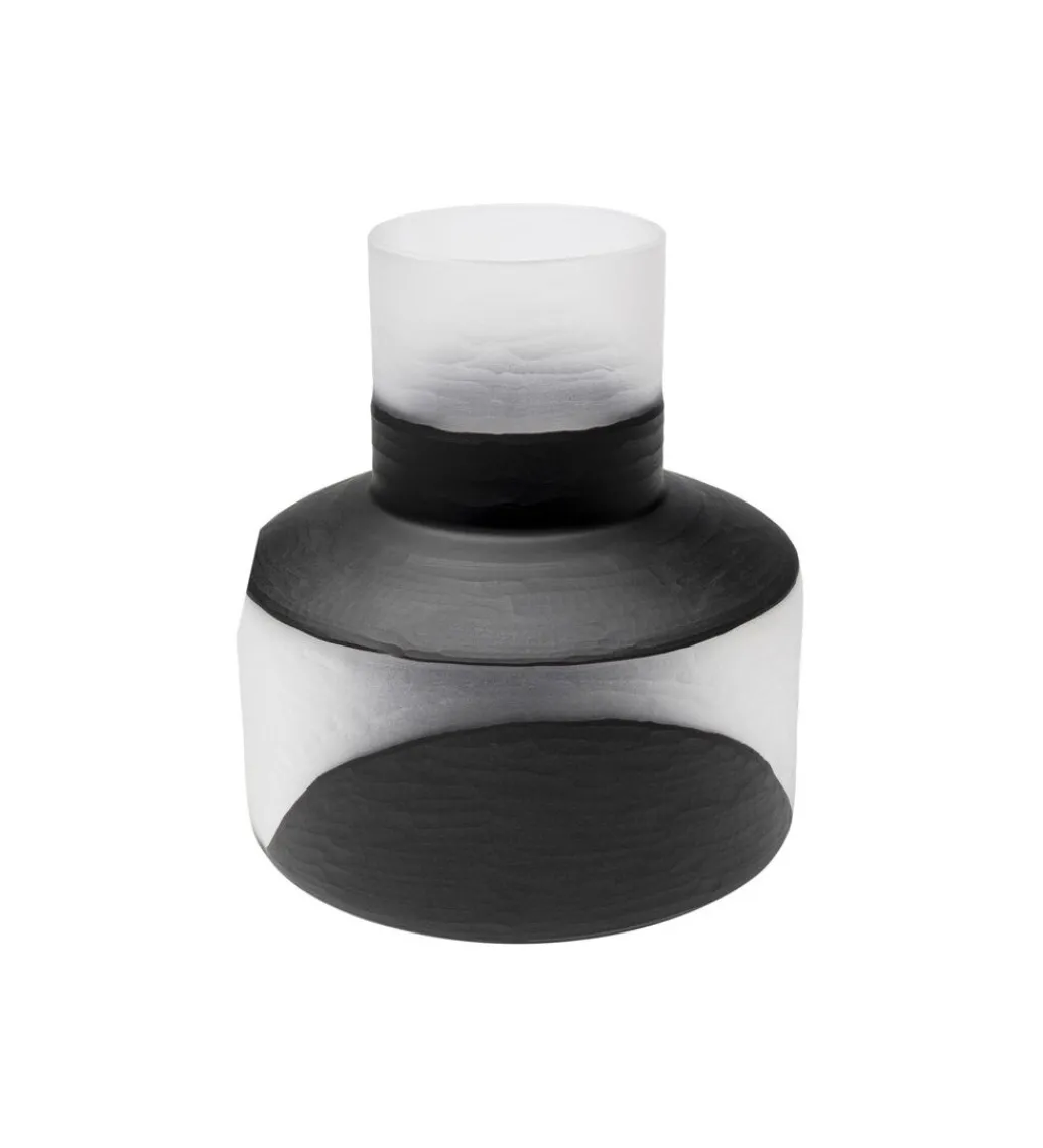 Wazon Shadow 34 cm czarno biały*KDesign Outlet