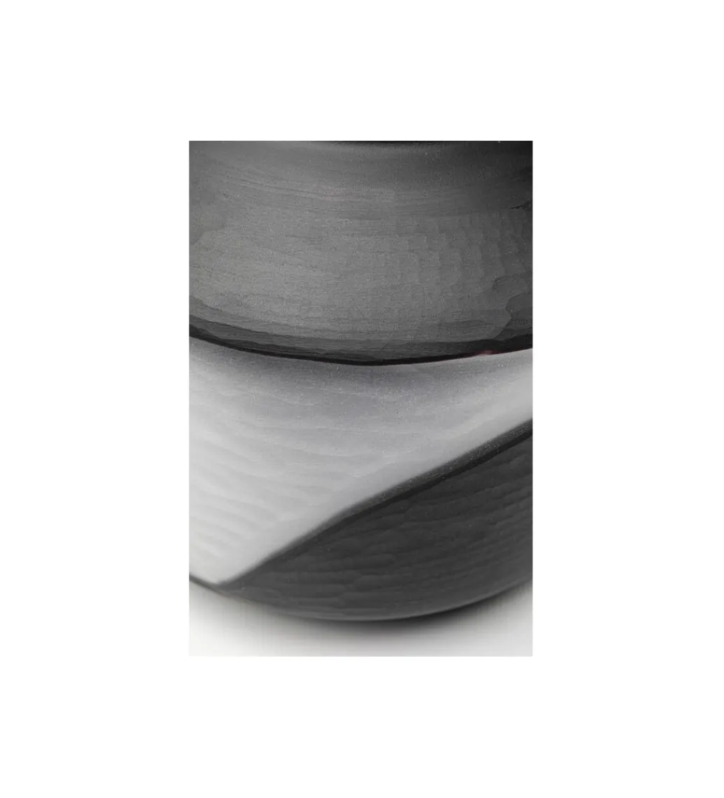 Wazon Shadow 34 cm czarno biały*KDesign Outlet