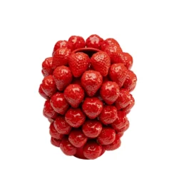 Wazon Strawberries  30 cm czerwony*KDesign New