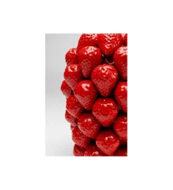 Wazon Strawberries  30 cm czerwony*KDesign New
