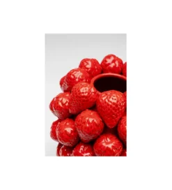 Wazon Strawberries  30 cm czerwony*KDesign New