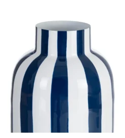 Wazon STRIPERSY 30 cm biały niebieski*Zona-Design New