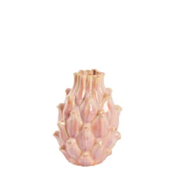 Wazon TAYA 21 cm ceramika różowy*L&L Outlet