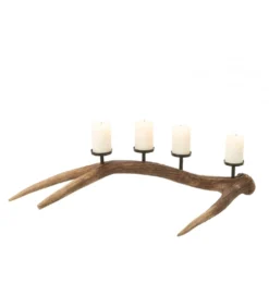Świecznik ANTLERS 65 cm brązowa*J-Line Sale