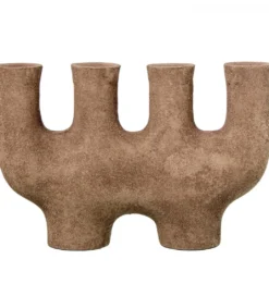 Świecznik KATAM 31 cm brązowy*Exclusivas New