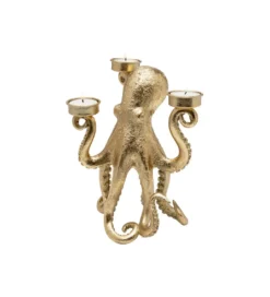 Świecznik OCTOPUS 23 cm złoty*KDesign Best