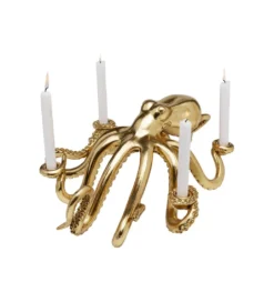 Świecznik OCTOPUS 49 cm złoty*KDesign Sale