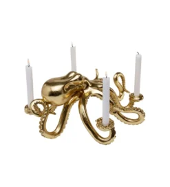 Świecznik OCTOPUS 49 cm złoty*KDesign Sale