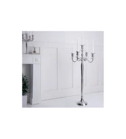 Świecznik 5 - ramienny 120 cm srebrny*Invicta Interior Clearance