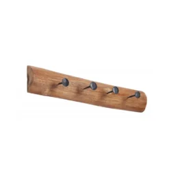 Wieszak ścienny Hemingway 50 cm drewno teak*Invicta Interior Online