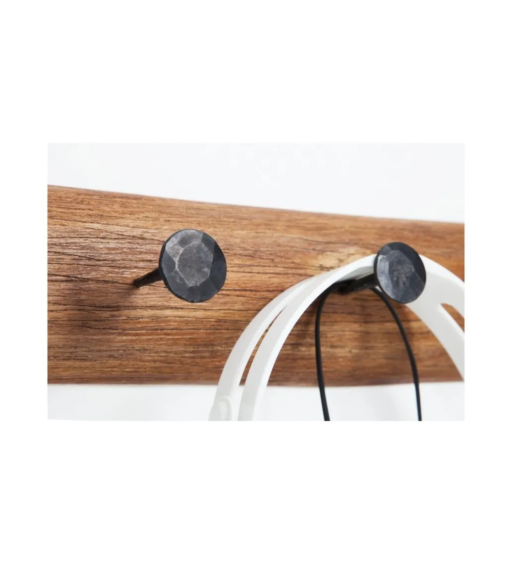 Wieszak ścienny Hemingway 50 cm drewno teak*Invicta Interior Online