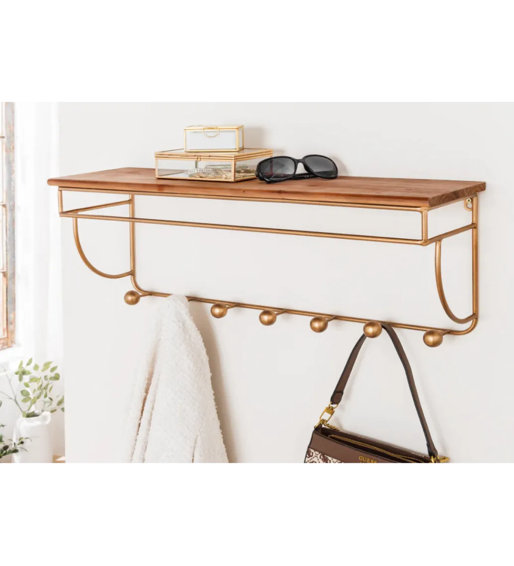 Wieszak ścienny HERITAGE 80 cm drewno sosna*Invicta Interior - przedsprzedaż New