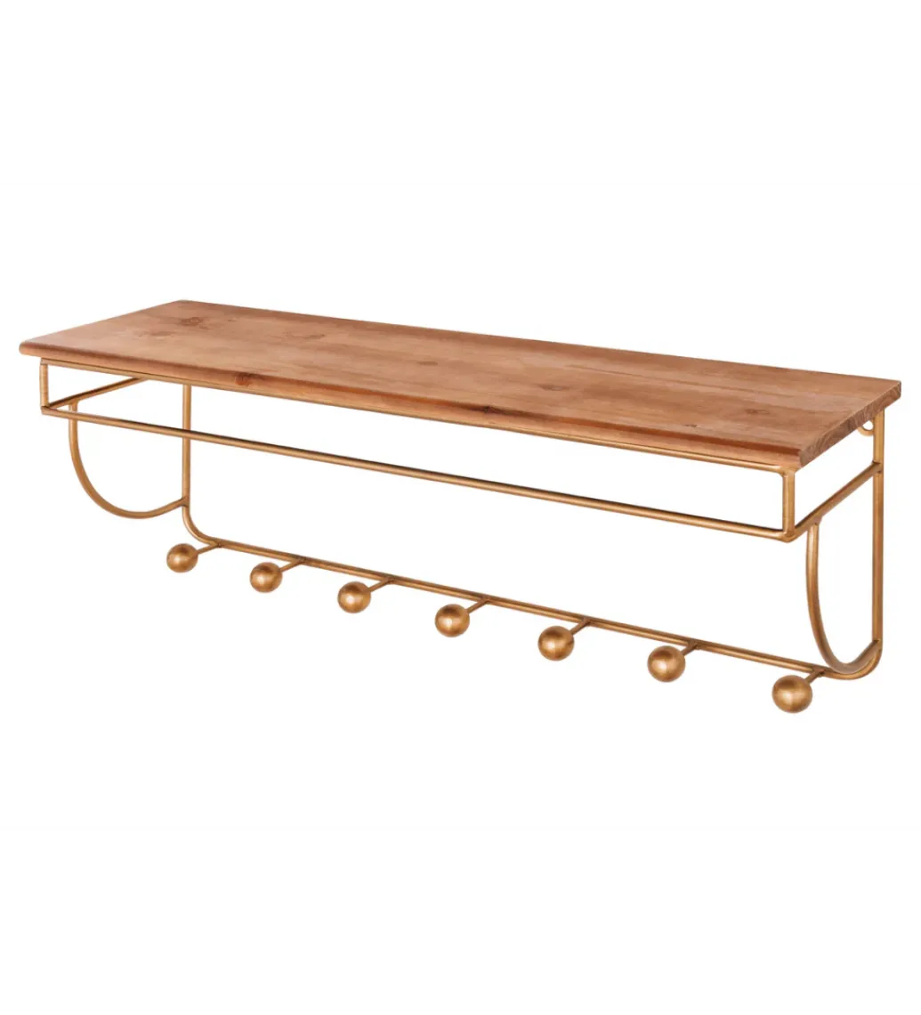 Wieszak ścienny HERITAGE 80 cm drewno sosna*Invicta Interior - przedsprzedaż New