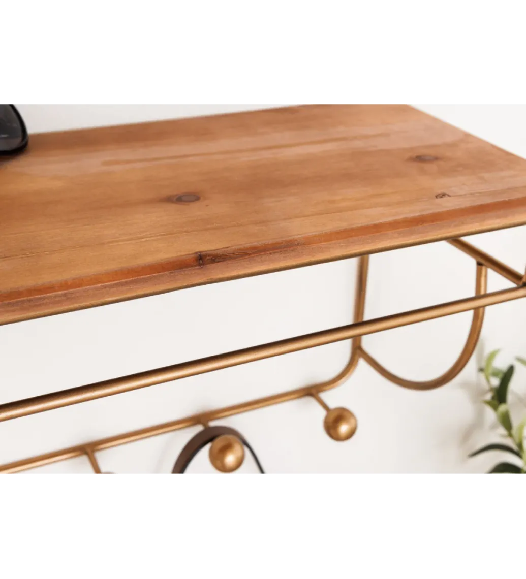 Wieszak ścienny HERITAGE 80 cm drewno sosna*Invicta Interior - przedsprzedaż New