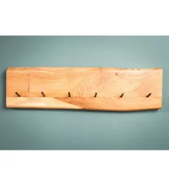 Wieszak ścienny Mammut 80 cm drewno akacja honey*Invicta Interior Sale