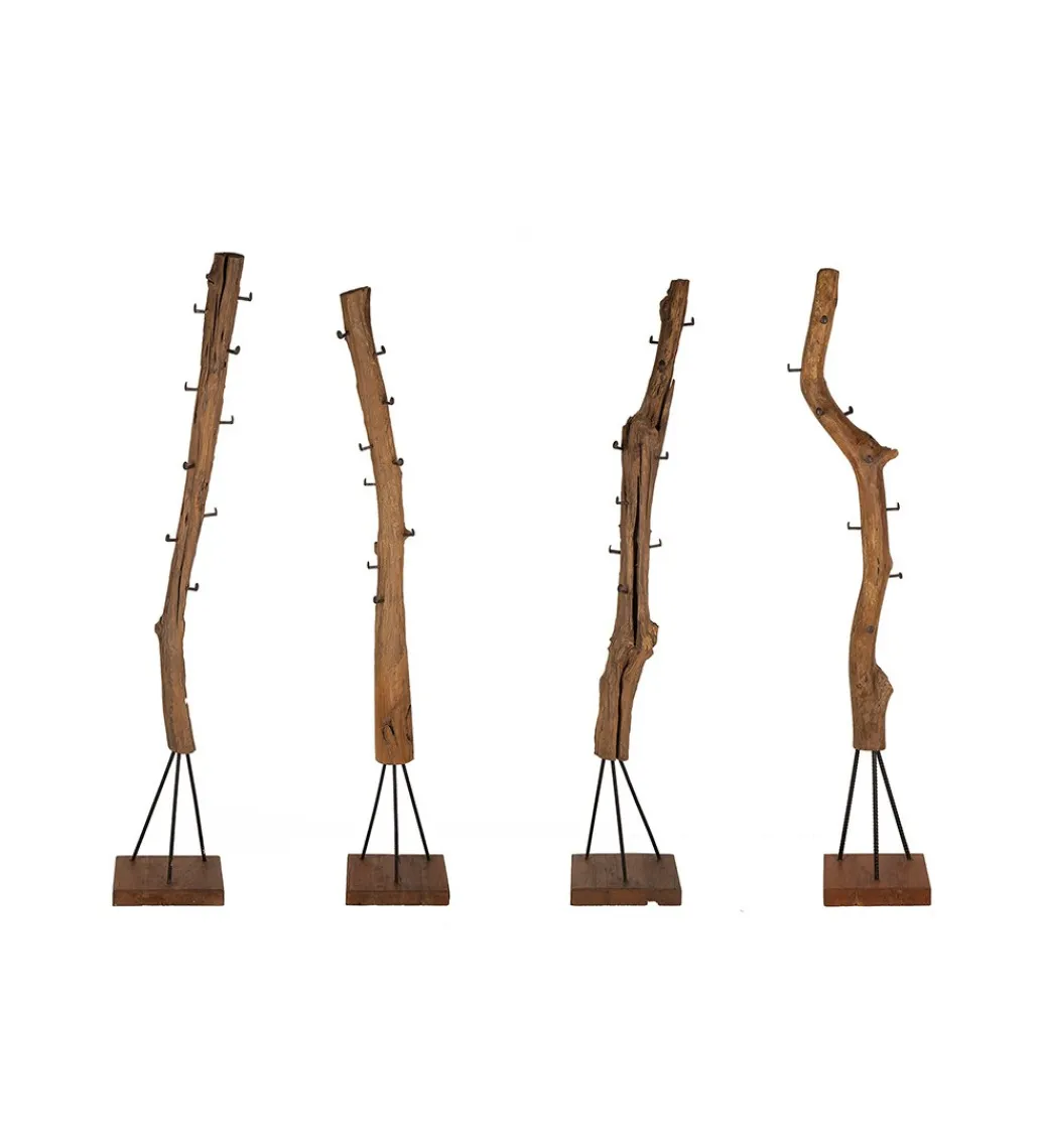 Wieszak Hemingway 200 cm drewno Teak*Invicta Interior Best