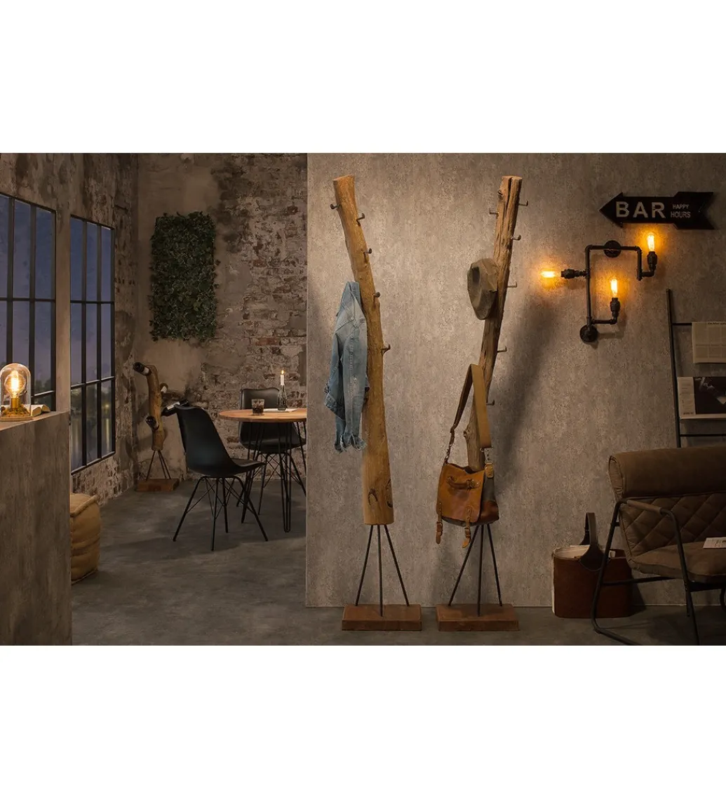 Wieszak Hemingway 200 cm drewno Teak*Invicta Interior Best