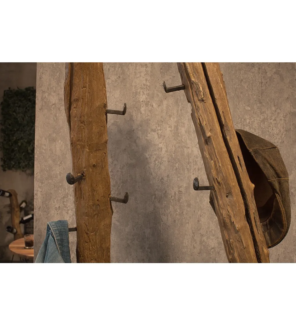Wieszak Hemingway 200 cm drewno Teak*Invicta Interior Best