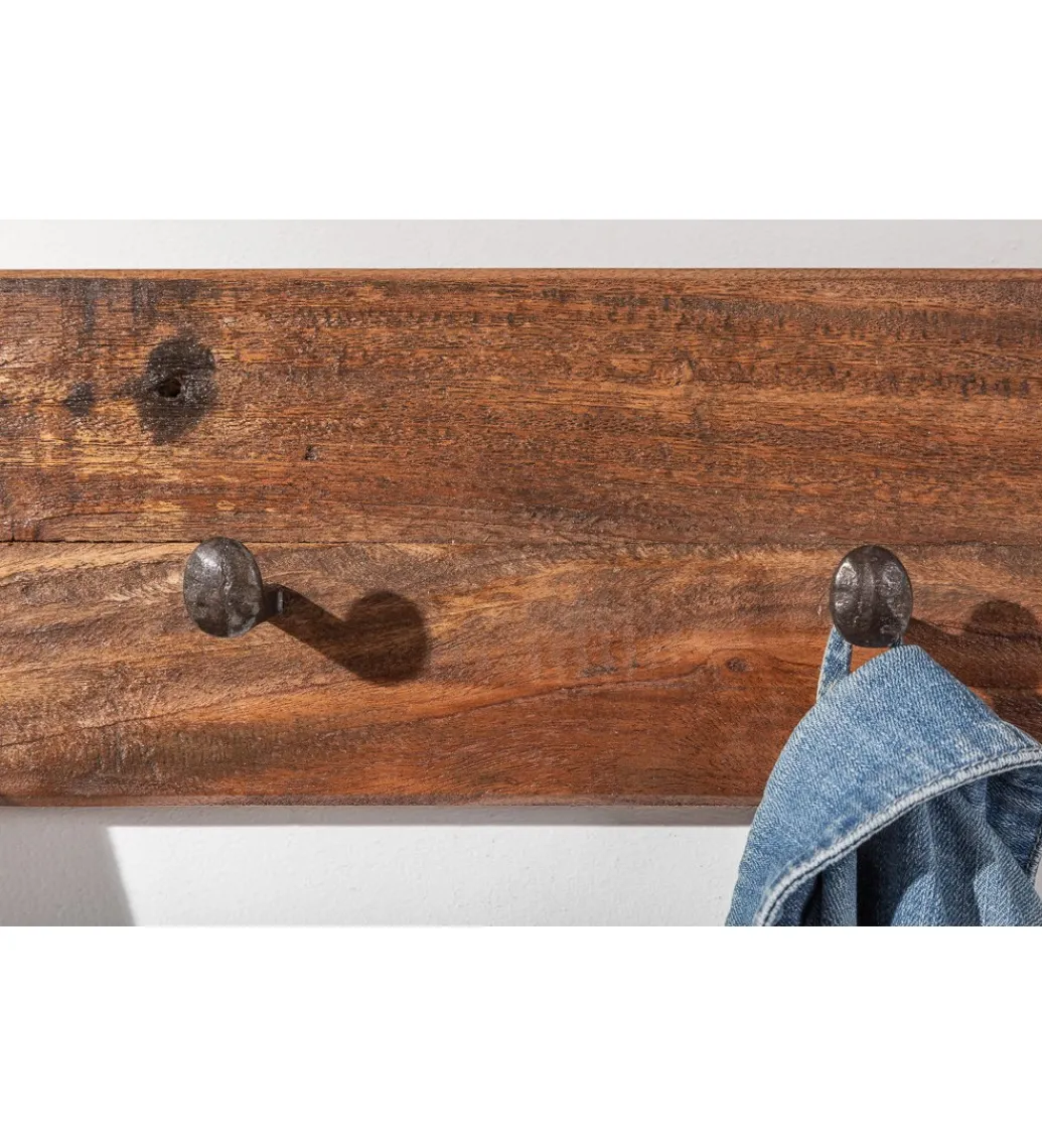 Wieszak Hemingway 90 cm drewno tekowe*Invicta Interior New