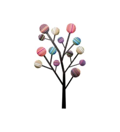 Wieszak RACK BUBBLE TREE 111 cm wielokolorowy*KDesign Sale