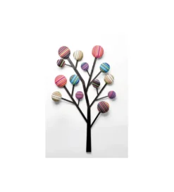 Wieszak RACK BUBBLE TREE 111 cm wielokolorowy*KDesign Sale