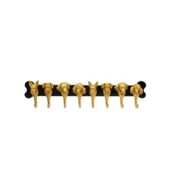 Wieszak RACK DOG FAMILY 69 cm złoty*KDesign Sale
