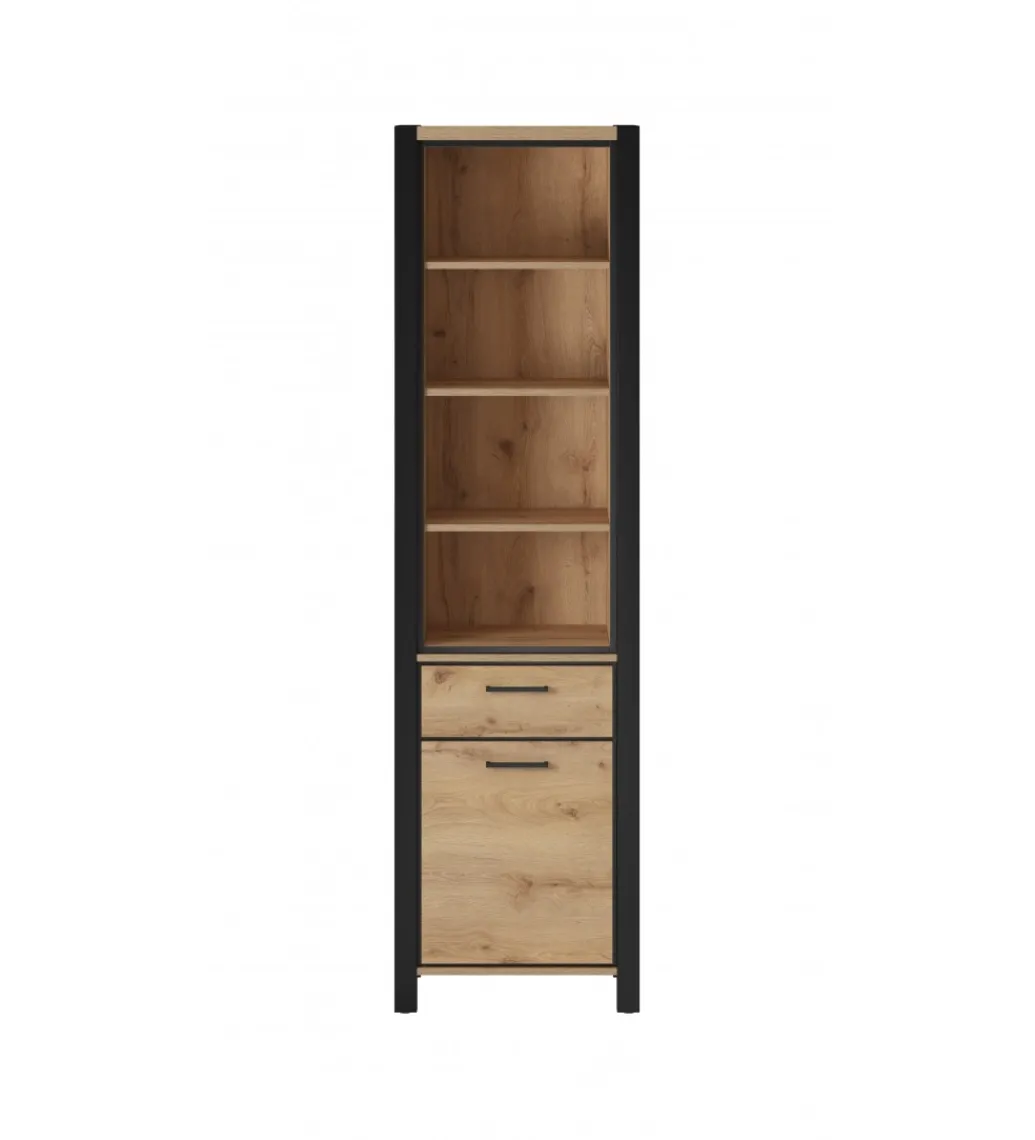 Witryna AKTIV 55 cm w optyce dąb Taurus*Helvetia Best