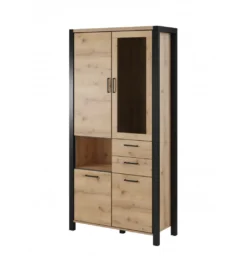Witryna AKTIV 100 cm w optyce dąb Taurus*Helvetia Sale