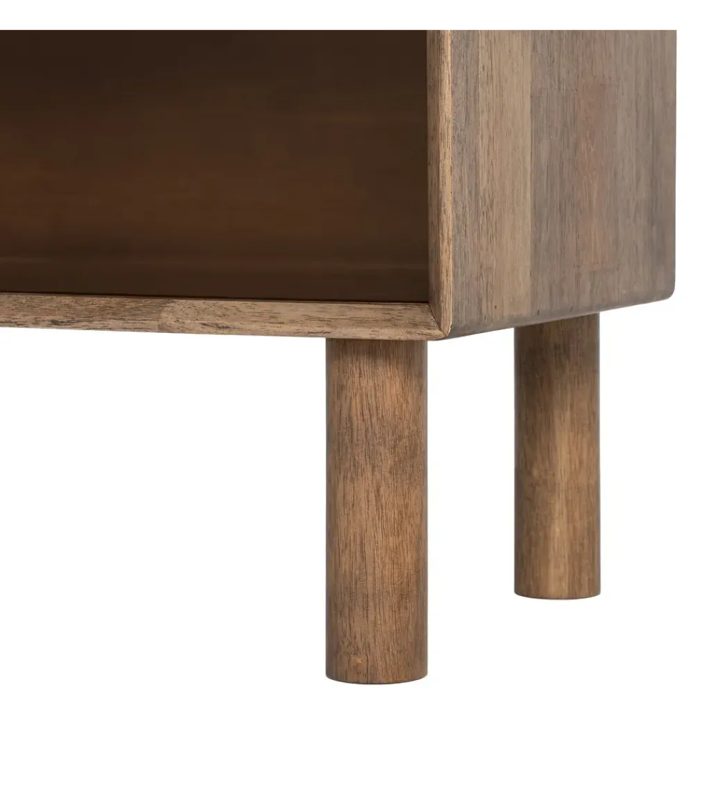 Witryna AMY 100 cm drewno kauczuk*Zona-Design Best