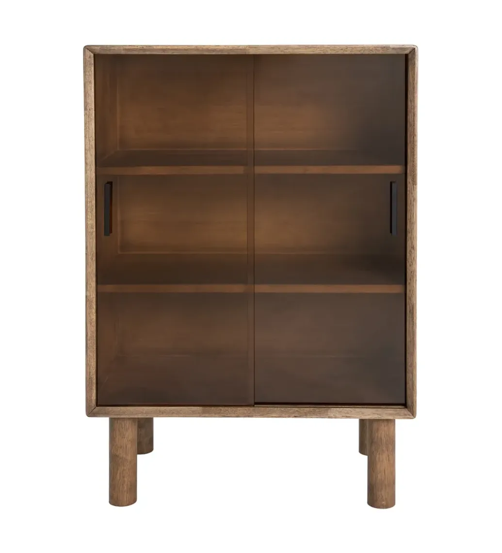Witryna AMY 100 cm drewno kauczuk*Zona-Design Best