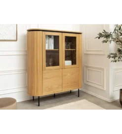 Witryna ATELIER 140 cm kolor naturalnego dębu*Invicta Interior New